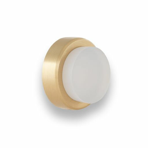 EVIHERRAJES|粘着式壁掛けドアストッパー|24X14MM|マットブラス仕上げ|100%機能的|モデル:I-205/24-BLMT EVIHERRAJES|粘着式壁掛けドアストッパー|24X14MM|マットブラス仕上げ|100%機能的|モデル:I-205/24-BLMT