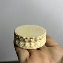 ミニ仏像台【木彫仏具】丸型台座(巾6CMx奥行5.2CMx高さ2CM)◆仏壇用の仏具・仏像をのせる台・仏像置台・仏台・仏壇台・仏壇置台