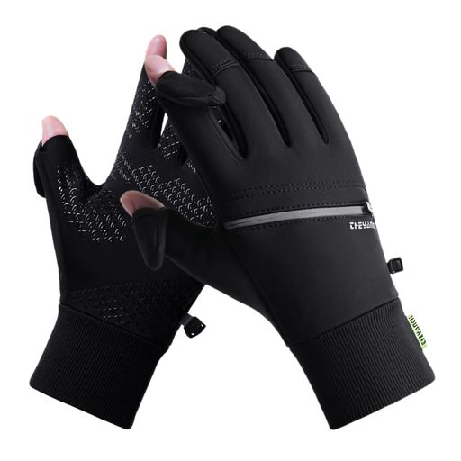 防寒グローブサイクリンググローブ【2指出し設計・ストレスフリースマホ使える】防寒手袋メンズアウト..