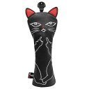 ゴルフクラブヘッドカバーゴルフウッドカバーカッコイイネコデザインゴルフヘッドカバーゴルフウッドカバーAliennanaCuteCatドライバーカバー(DR)フェ...