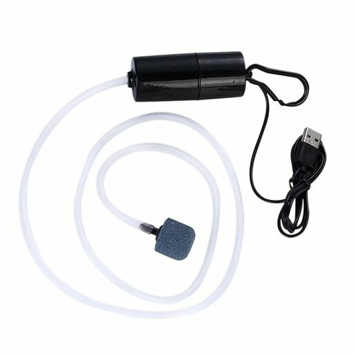 YFFSFDC水槽用USBエアポンプ小型静音軽量金魚メダカ酸素ポンプエアレーション携帯用釣り魚輸送家庭用ア..