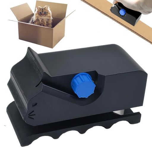 猫爪とぎ用段ボールカッター10*5.8*5cm3Dプリント段ボール切断機猫爪研ぎ手持ちセーフティカッターDIY..