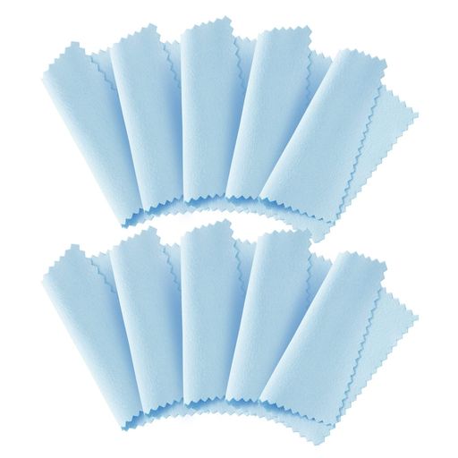 Annhuaシルバークロス10枚セットシルバー磨き銀みがきクロスシルバーお手入れ銀磨きアクセサリー磨き布汚れ落としジュエリークロスシルバークリーナー貴金属銀製品...