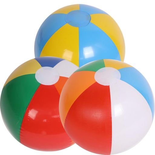 【お得な3個セット!】 3個入り。家族や友達と分け合ったり、予備として持っておいたり、海やプールでの遊びがより楽しくなります。写真映えするデザインで、夏の思い出作りにも最適なアイテムです。 【厚手PVC素材!耐久性で安心安全】 従来の薄いビニール製と異なり、耐久性のある厚手PVC素材を採用。多くの圧力に耐え、水に強く摩耗しにくいため、踏んでも、波が来ても、簡単には破れません。長期間繰り返し使用でき、コストパフォーマンスに優れています。 【空気漏れ防止バルブ!簡単充气&amp;しっかりキープ】 緊密な防漏気ノズルを採用し、空気入れを差し込んで素早く充气、抜くとすぐに閉じる構造です。充气後もしっかり空気を逃がさず、長時間の遊びでもボールの形が崩れません。ストレスフリーで快適な使用感を実現しました。 【里側包边加工!肌に優しい滑らかな仕上がり】 内側の接合部分には、滑らかな包边加工を施しており、使用中に肌を傷つける心配がありません。年齢や性別を問わず、安心して素肌で触れ合える、安全性にこだわった設計です。遊び心と安心感を両立しました。