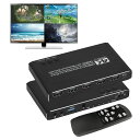 USB 3.0 HDMI ビデオ キャプチャカード 画面分割 4 X 1 HDMI ビデオ キャプチャカード 60 FPS HDMI キャプチャカード ゲーム記録PS 4、ニンテンドースイッチ、XBOX ONEのライブストリーミングローカルループ出力(2)