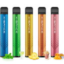X-SPACE 電子タバコ 使い捨て ベイプ 持ち運び シーシャ VAPE 5風味セットC 10000回吸引可能 大容量 禁煙パイポ 禁煙グッズ 水蒸気タバコ ...