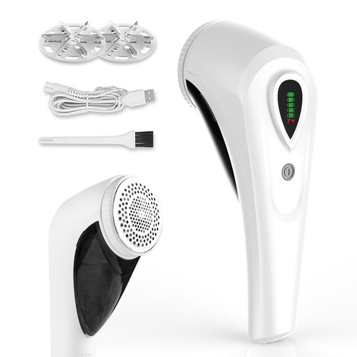 peipai毛玉取り器電動けだまとり強力6枚刃2段階調節可能省エネ毛玉とり器ワンボタン操作生地を傷めない安全ロック目詰まりしにくい様々な衣類に対応毛玉取り替刃2個付きおしゃれ贈り物…