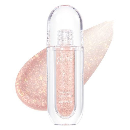 glowシャッタードグラスグリッター#プレジャー:低アレルギー性、ヴィーガンフレンドリー、リキッドタイプグリッターアイシャドウ、どの角度からも粉々のガラスのよう...