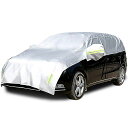 KONNFEIR車カバーハーフカーカバーボディーカバー自動車カバー車体...(2)