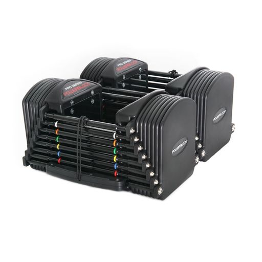 パワーブロック(POWERBLOCK)Pro50ウレタン(約23kgx2)元祖可変式ダンベルブランド19段階重量調節可能2.3..