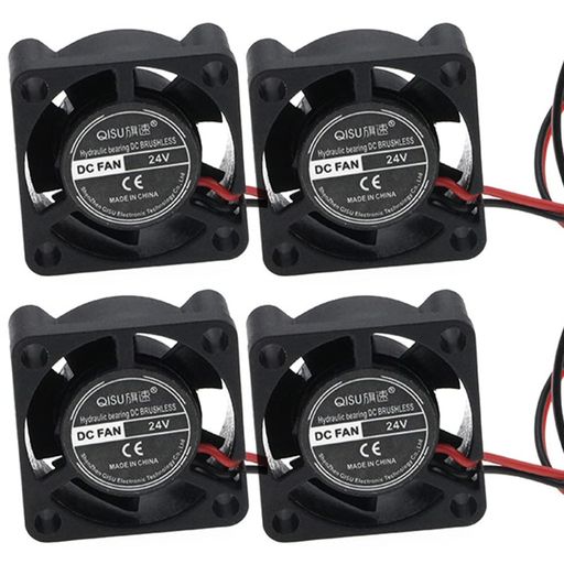 ANMBEST4個DC24V0.12A2510油圧軸受静音ブラシレスブロワラジアル冷却ファン2ピンブラシレス2.5CMファン25mmX25mmX10mmパソコンケース3Dプリンタ部品用