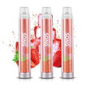 SONG電子タバコべイプ爆煙VAPE使い捨て電子たばこニコチンなしタールなし禁煙サポート大容量4500回吸引可能持ち運びやすいイチゴフレーバ(3本セット)
