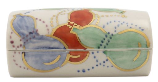 京焼清水焼手描き琴型楊枝入瓢箪TG-010A