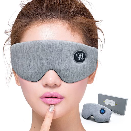 ホットアイマスクUSB充電式【コードレス】【フル充電すると最大8回連続で使用できます】【可聴キュー】家族父の日恋人母誕生日にプレゼント日語説明書ギフトケース包装(GREY)