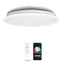 OFFDARKS シーリングライト 8畳 10畳 50W 4750LM ALEXA 対応 LED 調光 おしゃれ 15段階調光 常夜灯 リモコン付 省エネ LED シーリングライト 照明 長寿命 明るい 節電 薄型 タイマー 簡単取り付け 照明器具(3)