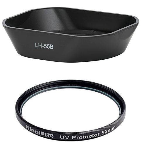 NinoLite(NinoLite)LH-55B�ѥ�󥺥ա���+52mmUV�ե��륿���Υ��åȡ�M.ZuikoDigitalED12-50mmF3.5-6.3E...