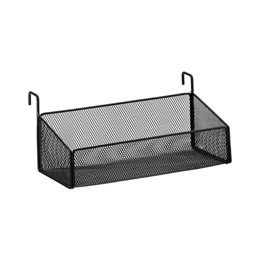 Folpusベッドサイドシェルフ多機能吊り下げ収納バスケットフローティングシェルフ財布、ティッシュ、メガネ用オフィス壁掛けオーガナイザー小さな黒