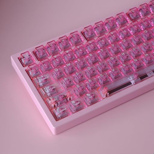 透明キーキャップ 114キーチェリープロファイルPC素材 YELLOW KEYCAPS SET チェリーMXスイッチのメカニカルキーボードに適合 (PINK) 透明キーキャップ 114キーチェリープロファイルPC素材 YELLOW KEYCAPS SET チェリーMXスイッチのメカニカルキーボードに適合 (PINK)