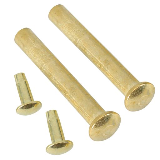 HOLIDYOYO扇子軸リベットファンシャフト扇子の釘2個セット扇子軸リベットとナット扇子交換用留め具ファンアクセサリーDIY手作り扇子修理キットゴールド