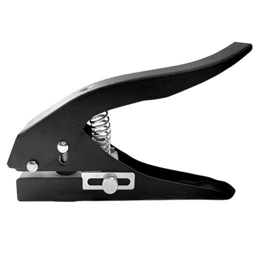 PAVIKE1穴パンチ【8mm穴】穴あけパンチ1穴破損や変形しにくく、紙、薄いPVCカード、プラスチック段ボー..