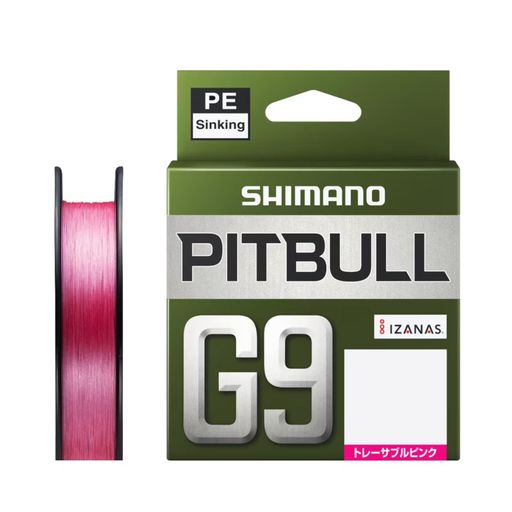 シマノ(SHIMANO) PEライン ピットブル G9 100m LD-M49Z 1.0号 トレーサブルピンク