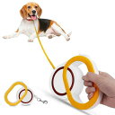 犬リード伸縮長さ3M犬リード犬のリード滑り止めハンドルフレキシリード片手ブレーキ伸縮リード軽量耐荷重25KG伸びるリード自動巻き取り式リード調節可能引き込み式犬リード停止可能、…(4)