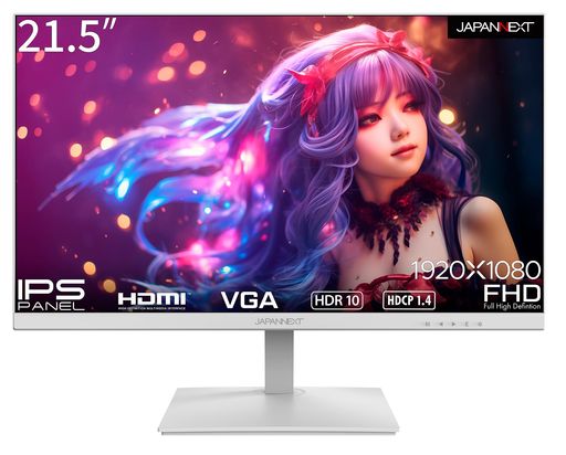 JAPANNEXT 21.5インチ モニター フルHD 1920X1080解像度 IPS ディスプレイ (HDMI/スピーカー内蔵/VESA対応/ブルーライトカット) JN-IPS215FHDR-W JAPANNEXT 21.5インチ モニター フルHD 1920X1080解像度 IPS ディスプレイ (HDMI/スピーカー内蔵/VESA対応/ブルーライトカット) JN-IPS215FHDR-W