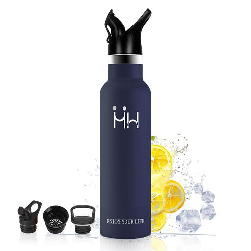 BOONSHAKステンレスボトル1L水筒保冷保温直飲み炭酸対応軽量真空断熱洗いやすい漏れ防止片手開け子供大..