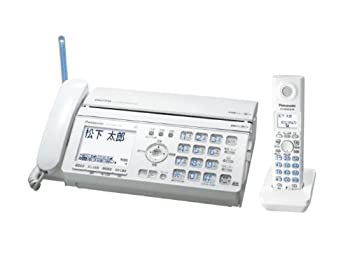 【中古】パナソニック おたっくす デジタルコードレスFAX 子機1台付き ホワイト KX-PW521XL-W【メーカー名】パナソニック(Panasonic)【メーカー型番】KX-PW521XL-W【ブランド名】パナソニック(Panasonic)【商品説明】パナソニック おたっくす デジタルコードレスFAX 子機1台付き ホワイト KX-PW521XL-W寸法(約) : 親機・高さ26.5×幅29.6×奥行23.1cm(記録紙トレーオープン時、受話器・突起部除く)、子機・高さ17.1×幅4.45×奥行3.35cm、充電台・高さ3.4×幅7.25×奥行10.05cm質量 : 親機・約2.4kg(お試し用インクフィルム10m装着時)、子機・約157g(電池パック含む)、充電台・約160g付属品 : 受話器、受話器コード、電話機コード、お試し用インクフィルム(約10m)、コードレス子機、子機用電池パック、子機用電池カバー、子機充電台送信原稿サイズ : 定型サイズA4~A5(最大・幅210mm×長さ530mm/最小・幅128mm×長さ128mm)中古品のため使用に伴うキズ等がございますが、問題なくご使用頂ける商品です。画像はイメージ写真ですので商品のコンディション、付属品の有無については入荷の度異なります。当店にて、動作確認・点検・アルコール等のクリーニングを施しております。中古品のため限定特典や補償等は、商品名、説明に記載があっても付属しておりません予めご了承下さい。当店では初期不良に限り、商品到着から7日間は返品を 受付けております。他モールとの併売品の為、完売の際はご連絡致しますのでご了承ください。ご注文からお届けまで1、ご注文⇒ご注文は24時間受け付けております。2、注文確認⇒ご注文後、当店から注文確認メールを送信します。3、お届けまで3〜10営業日程度とお考え下さい。4、入金確認⇒前払い決済をご選択の場合、ご入金確認後、配送手配を致します。5、出荷⇒配送準備が整い次第、出荷致します。配送業者、追跡番号等の詳細をメール送信致します。6、到着⇒出荷後、1〜3日後に商品が到着します。　※離島、北海道、九州、沖縄は遅れる場合がございます。予めご了承下さい。お電話でのお問合せは少人数で運営の為受け付けておりませんので、メールにてお問合せお願い致します。営業時間　月〜金　10:00〜17:00お客様都合によるご注文後のキャンセル・返品はお受けしておりませんのでご了承下さい。