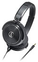 【中古】audio-technica SOLID BASS 密閉型オンイヤーヘッドホン ポータブル ブラック ATH-WS99【メーカー名】Audio Technica(オーディオテクニカ)【メーカー型番】ATHWS99【ブランド名】Audio Technica(オーディオテクニカ)【商品説明】audio-technica SOLID BASS 密閉型オンイヤーヘッドホン ポータブル ブラック ATH-WS99ノイズキャンセリング:非対応サラウンド:非対応最大入力:1000 mW重量:250 g中古品のため使用に伴うキズ等がございますが、問題なくご使用頂ける商品です。画像はイメージ写真ですので商品のコンディション、付属品の有無については入荷の度異なります。当店にて、動作確認・点検・アルコール等のクリーニングを施しております。中古品のため限定特典や補償等は、商品名、説明に記載があっても付属しておりません予めご了承下さい。当店では初期不良に限り、商品到着から7日間は返品を 受付けております。他モールとの併売品の為、完売の際はご連絡致しますのでご了承ください。ご注文からお届けまで1、ご注文⇒ご注文は24時間受け付けております。2、注文確認⇒ご注文後、当店から注文確認メールを送信します。3、お届けまで3〜10営業日程度とお考え下さい。4、入金確認⇒前払い決済をご選択の場合、ご入金確認後、配送手配を致します。5、出荷⇒配送準備が整い次第、出荷致します。配送業者、追跡番号等の詳細をメール送信致します。6、到着⇒出荷後、1〜3日後に商品が到着します。　※離島、北海道、九州、沖縄は遅れる場合がございます。予めご了承下さい。お電話でのお問合せは少人数で運営の為受け付けておりませんので、メールにてお問合せお願い致します。営業時間　月〜金　10:00〜17:00お客様都合によるご注文後のキャンセル・返品はお受けしておりませんのでご了承下さい。