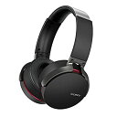 【中古】ソニー SONY ワイヤレスヘッドホン MDR-XB950BT : Bluetooth対応 折りたたみ式 マイク付き ブラック MDR-XB950BT B