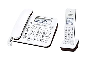 【中古】パナソニック RU・RU・RU デジタルコードレス電話機 子機1台付き 1.9GHz DECT準拠方式 VE-GD24DL-W