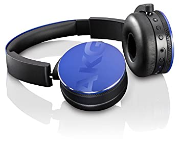 【中古】AKG Y50BT Bluetoothヘッドホン 密閉型 ブルー Y50BTBLU