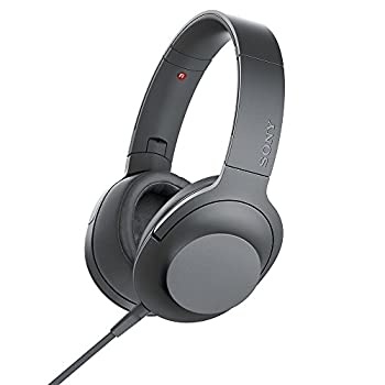 【中古】ソニー SONY ヘッドホン h.ear on 2 MDR-H600A : ハイレゾ対応 密閉型 リモコン・マイク付き 2017年モデル グレイッシュブラック MDR-H600A B