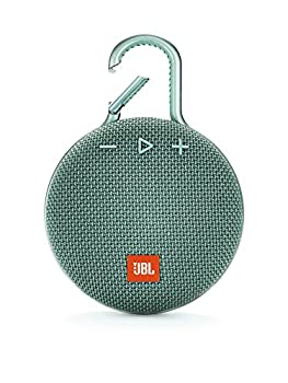 【中古】JBL CLIP3 Bluetoothスピーカー IPX7防水/パッシブラジエーター搭載/ポータブル/カラビナ付 ティール JBLCLIP3TEAL