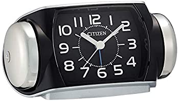 【中古】CITIZEN シチズン 目覚まし時計 大音量 バトルパワーR636 シルバー 8RA636-002