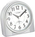 【中古】(非常に良い)CITIZEN シチズン 目覚まし時計 電波時計 夜間常時点灯 ネムリーナリング シルバー 4RL432-019(2)