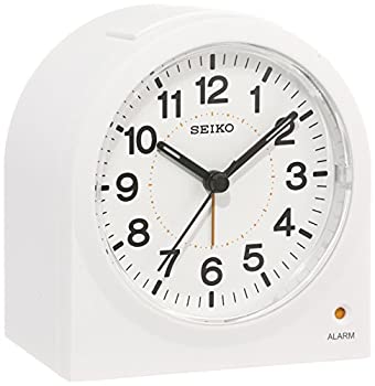 【中古】セイコー クロック 目覚まし時計 アナログ 白 KR894W SEIKO