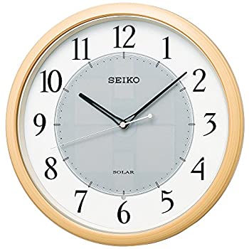 【中古】セイコー クロック 掛け時計 SOLAR+ ソーラープラス 電波 アナログ 薄茶 木目 SF243B SEIKO 【中古】セイコー クロック 掛け時計 SOLAR+ ソーラープラス 電波 アナログ 薄茶 木目 SF243B SEIKO