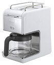 【中古】(未使用品)DeLonghi kMix(ケーミックス) ドリップコーヒーメーカー ホワイト 【6杯用】 CMB6-WH