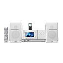 【中古】(非常に良い)JVCケンウッド ビクター iPod対応&ワンセグ対応オーディオシステム ホワイト NX-TC3-W