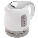 【中古】ヒロ・コーポレーション 電気ケトル 1.0L コンパクト グレー KTK-300-G