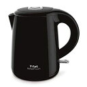 【中古】(非常に良い)ティファール(T-FAL) 電気ケトル 1.0L ブラックセーフ・トゥ・タッチ KO2618JP