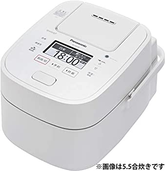 【中古】パナソニック 炊飯器 1升 スチーム&可変圧力IH式 Wおどり炊き ホワイト SR-VSX189-W