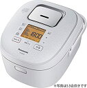 【中古】(非常に良い)パナソニック 炊飯器 1升 IH式 ホワイト SR-HB189-W