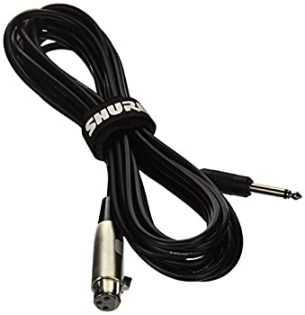 【中古】(未使用品)SHURE マイクケーブル (6.1m) XLR3ピン メス(クローム)⇒フォーンプラグ C20AHZ