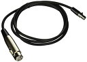 【中古】SHURE 楽器用ワイヤレスケーブル (1.3m) XLRメス⇔Tini Q-Gコネクタ WA310(2)