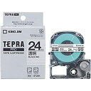 【中古】(非常に良い)キングジム テープカートリッジ テプラPRO 24mm ST24K 透明