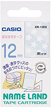 【中古】(未使用品)カシオ ラベルライター ネームランド おなまえテープ 12mm XR-12E6 星