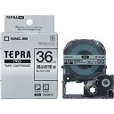 【中古】(非常に良い)KING JIM ラベルライター「テプラ」PROカートリッジ「備品管理ラベル」36mm SM36XC 銀